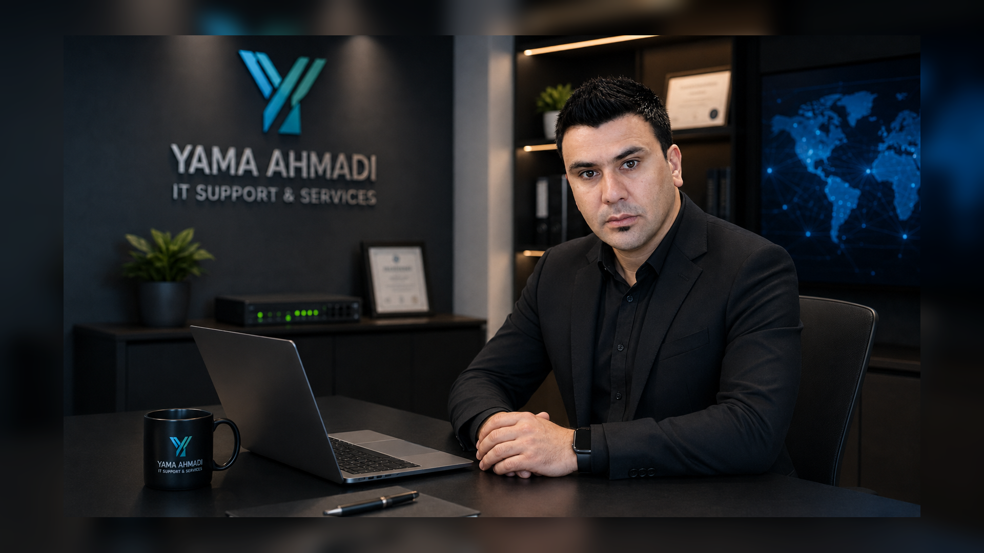 Biographie de Yama Ahmadi, consultant et entrepreneur informatique