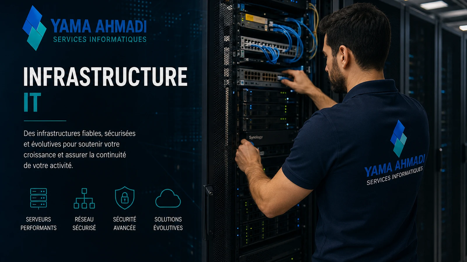 Maintenance et gestion d'infrastructure informatique professionnelle