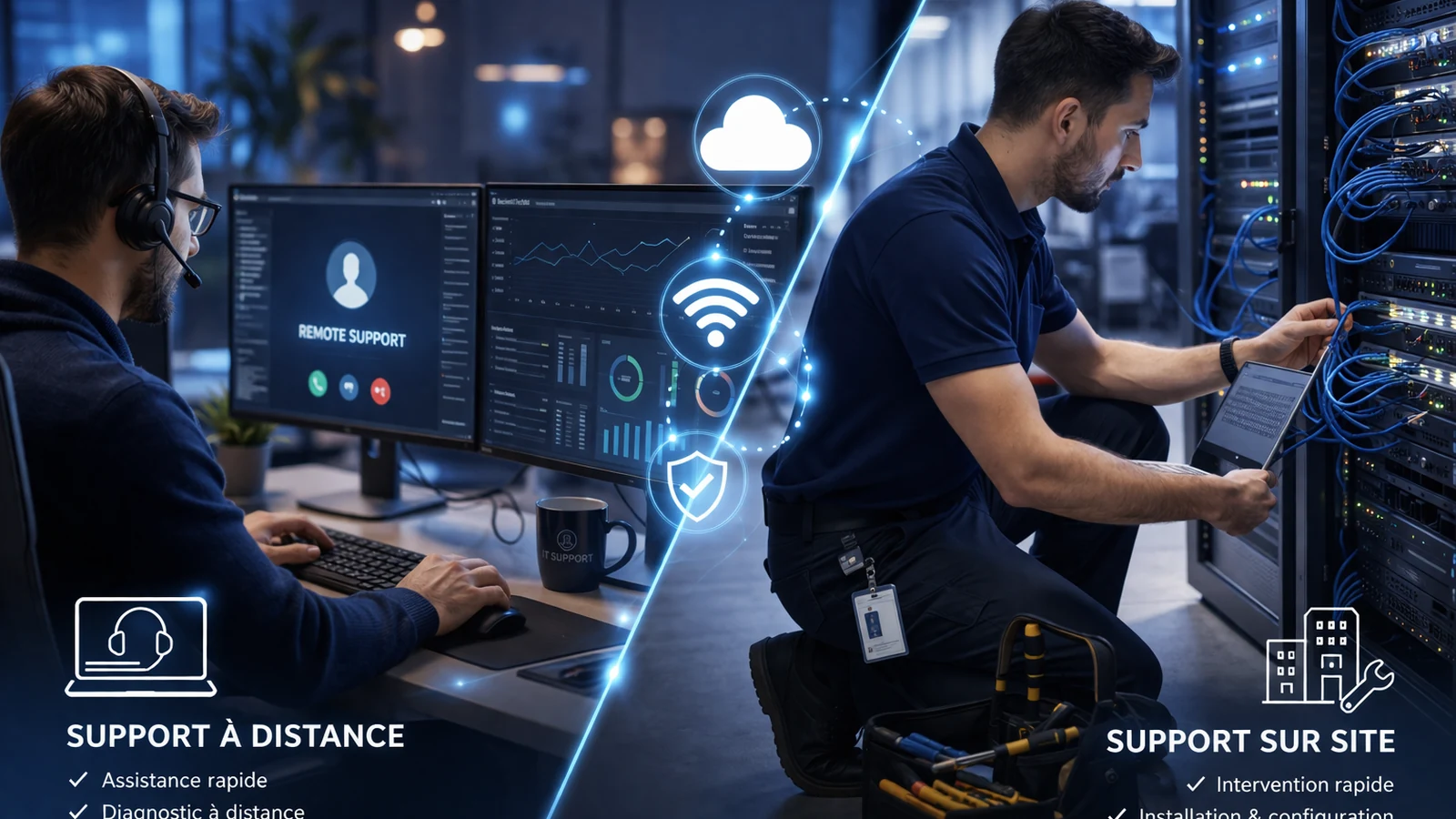 Processus d’intervention pour un support informatique fiable